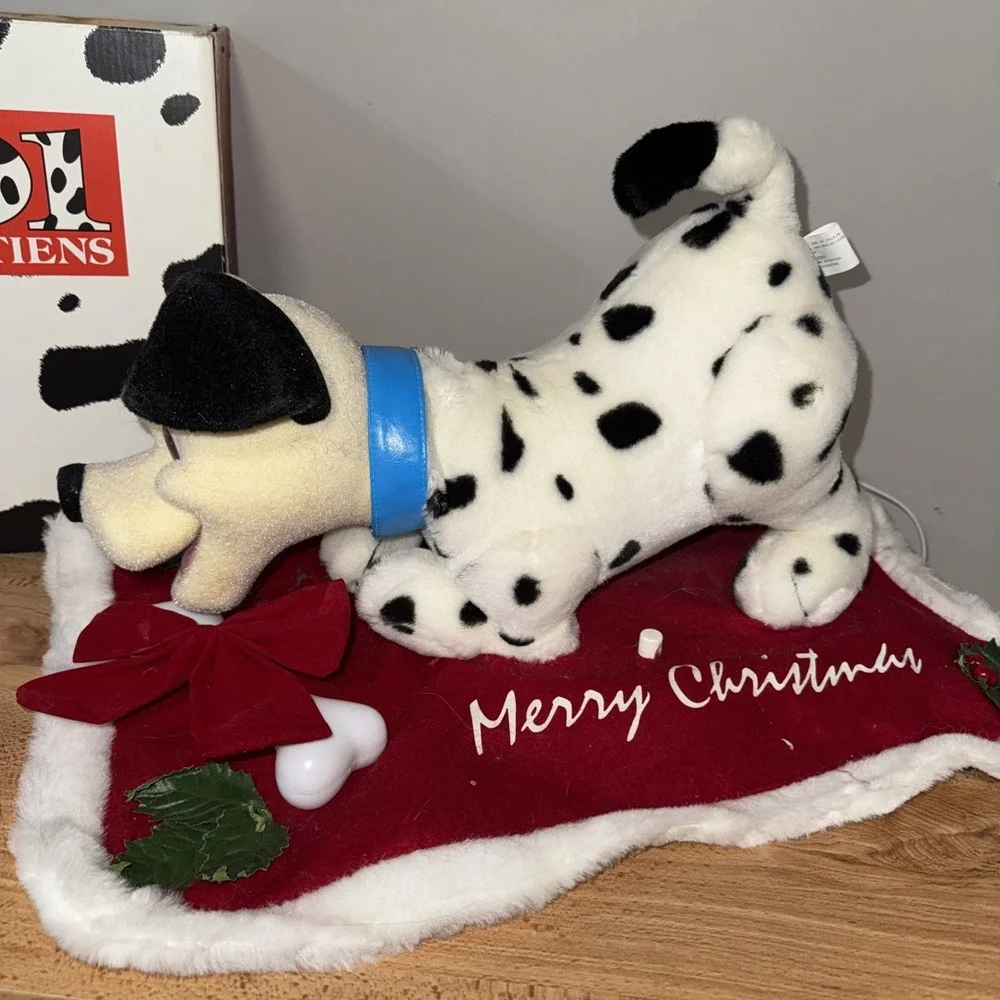 VTG 1995 Telco 101 Dalmatians Animated Christmas Disney Lights NO SOUND